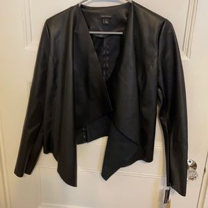 Halogen faux leather jacket NWT XS